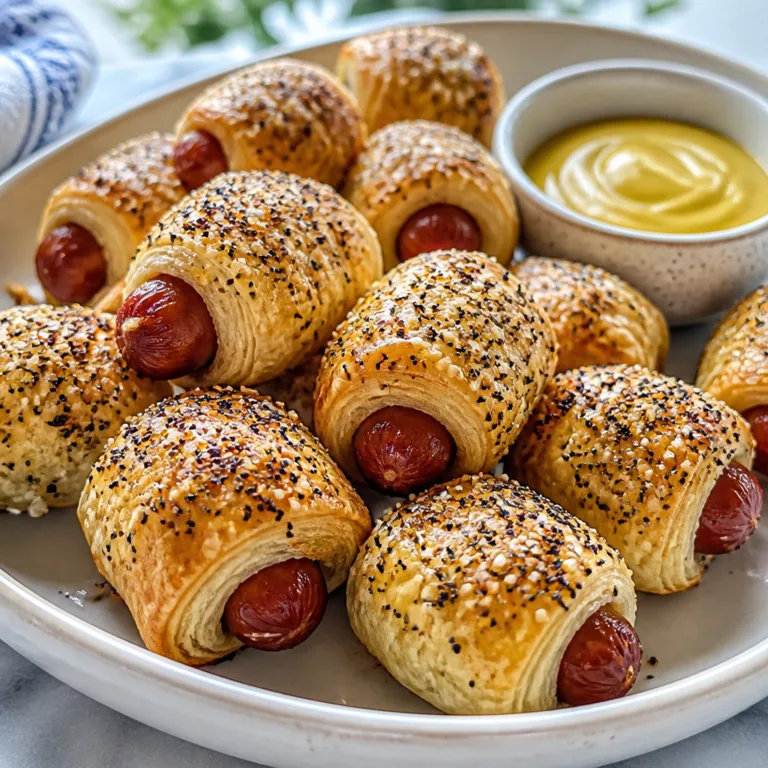 Everything Bagel Pigs in a Blanket