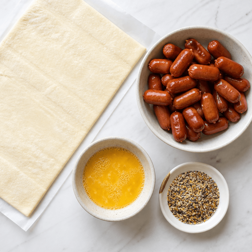 Everything Bagel Pigs in a Blanket ingredients