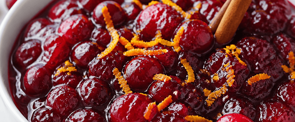 Cranberry Sauce with Fresh Orange Zest