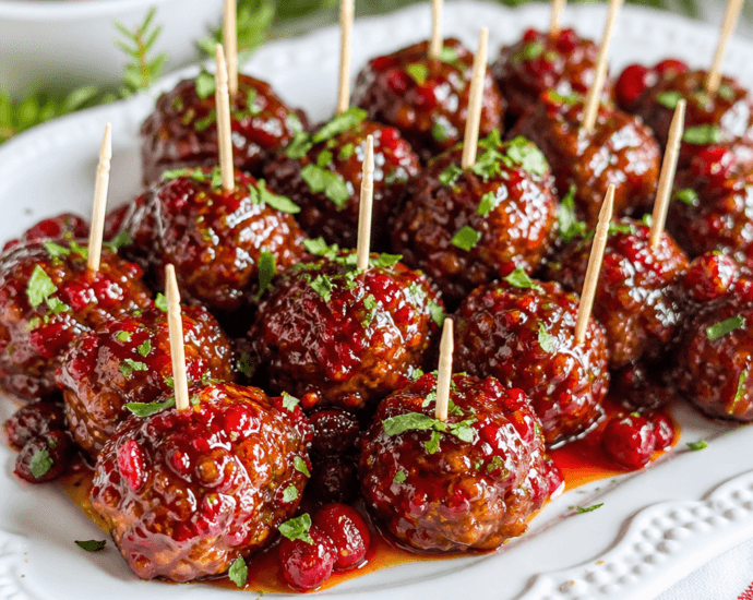 Sweet and Spicy Meatball Appetizers