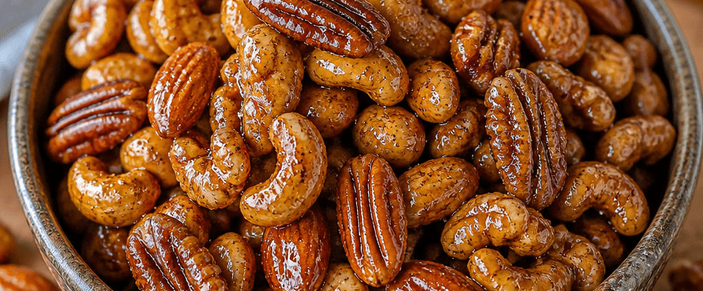 Gingerbread Spiced Nuts