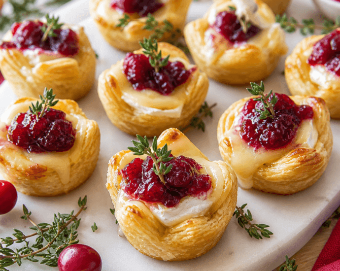 Cranberry Brie Bites