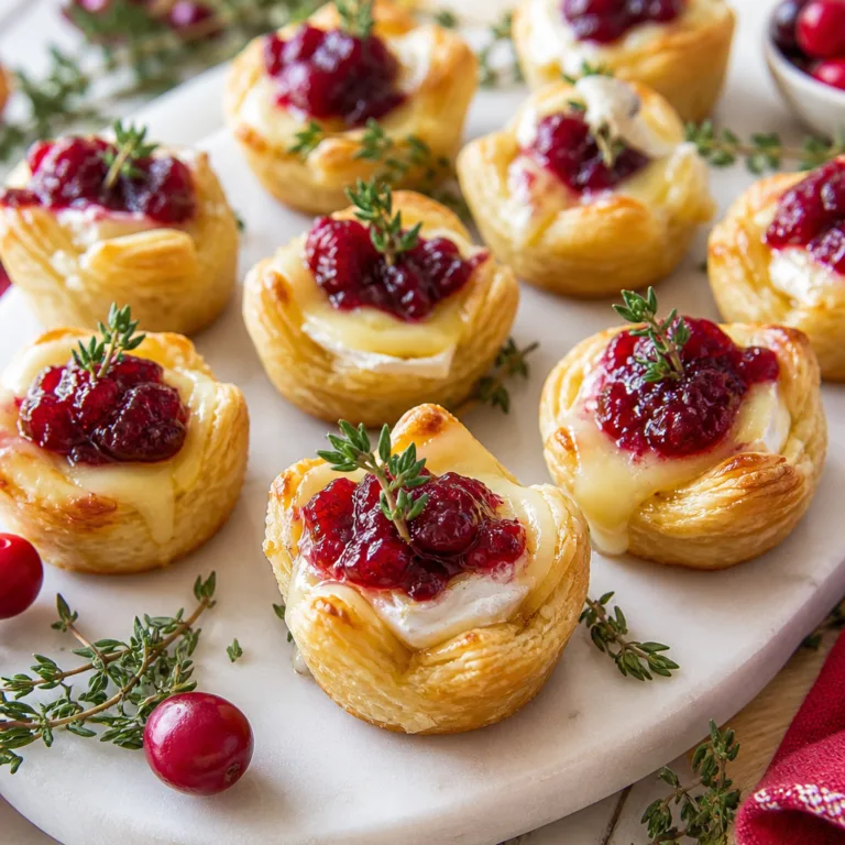 Cranberry Brie Bites