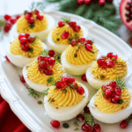 Deviled Eggs with a Holiday Flair