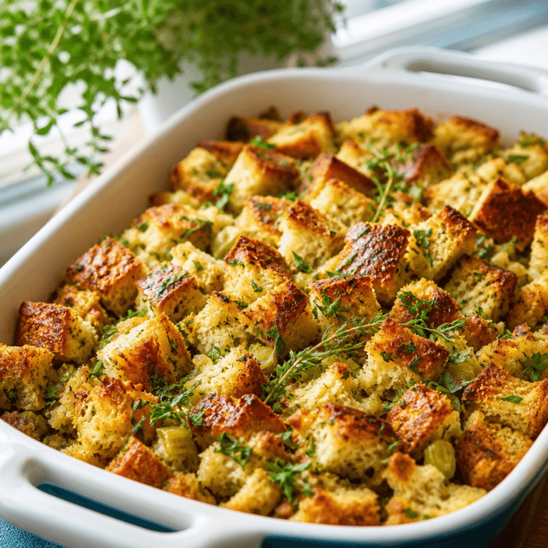 Buttery Herb Stuffing Recipe