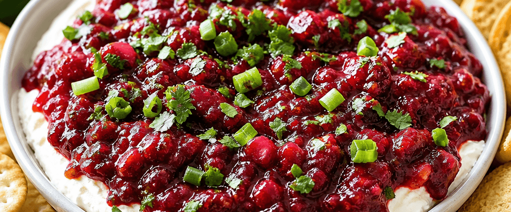 Cranberry Jalapeno Cream Cheese Dip
