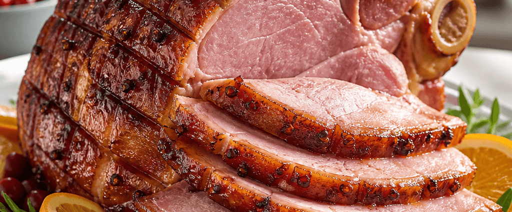 Maple Glazed Ham with Brown Sugar Crust