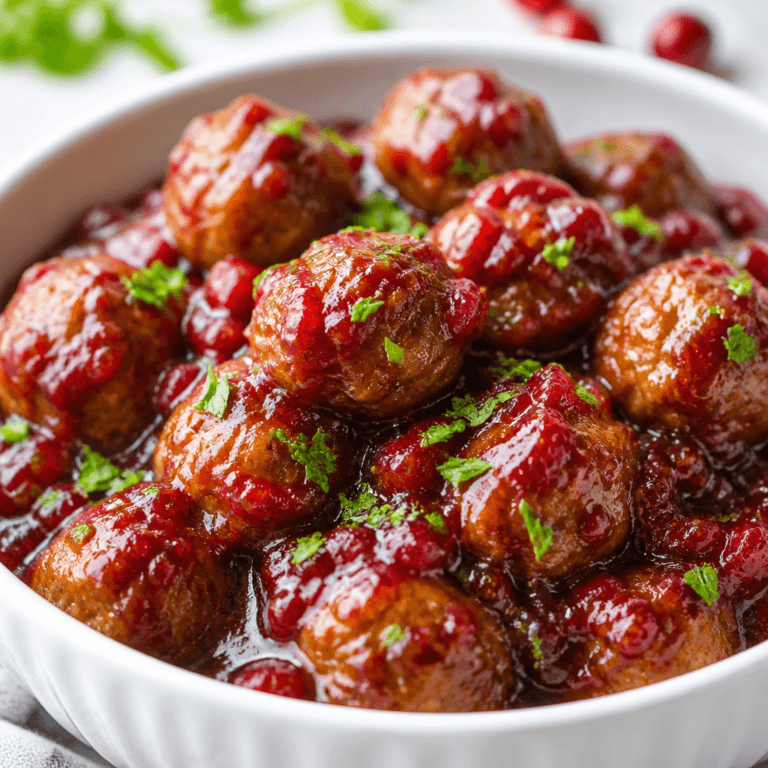 Cranberry Meatballs