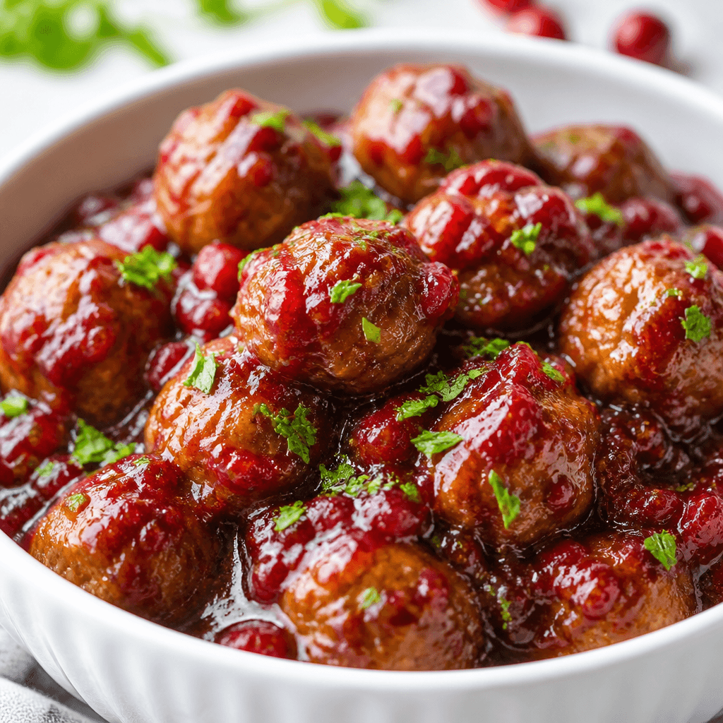 Cranberry Meatballs