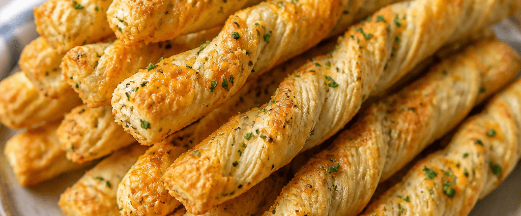 Cheddar and Chive Cheese Straws