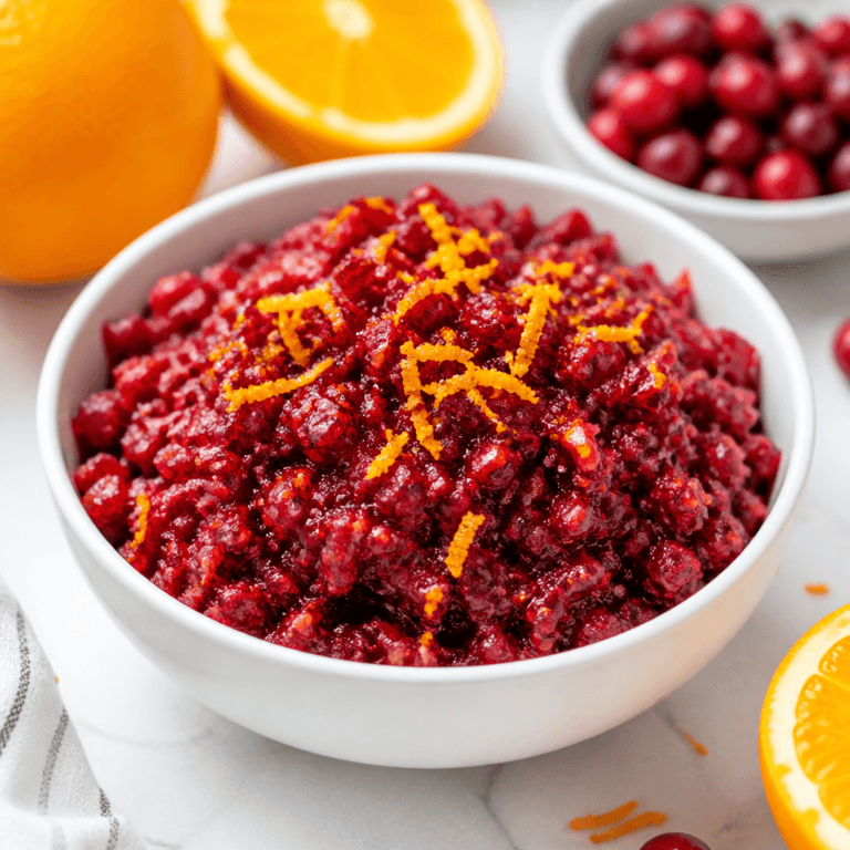 Cranberry Orange Relish
