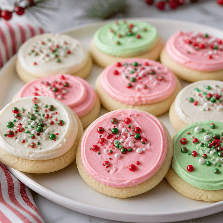 Soft Frosted Christmas Cookies