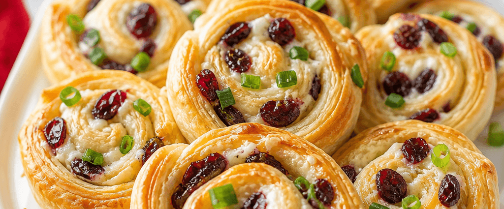 Cranberry Cream Cheese Pinwheels