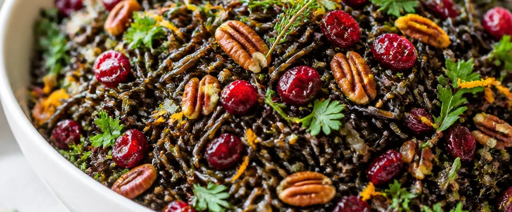 Wild Rice Pilaf with Cranberries