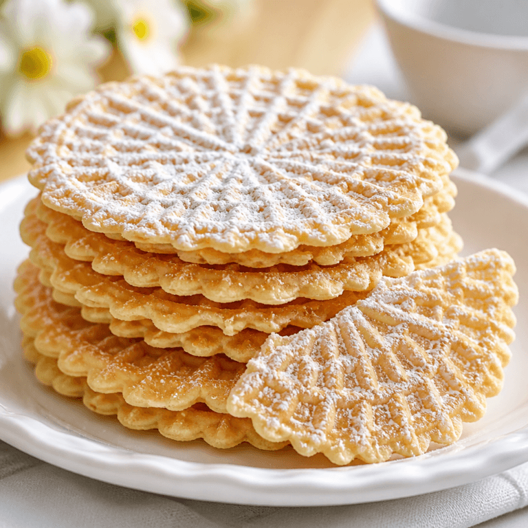 Authentic Italian Pizzelle Recipe