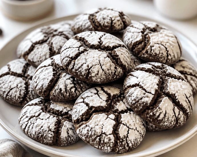 Chocolate Crinkle Cookies
