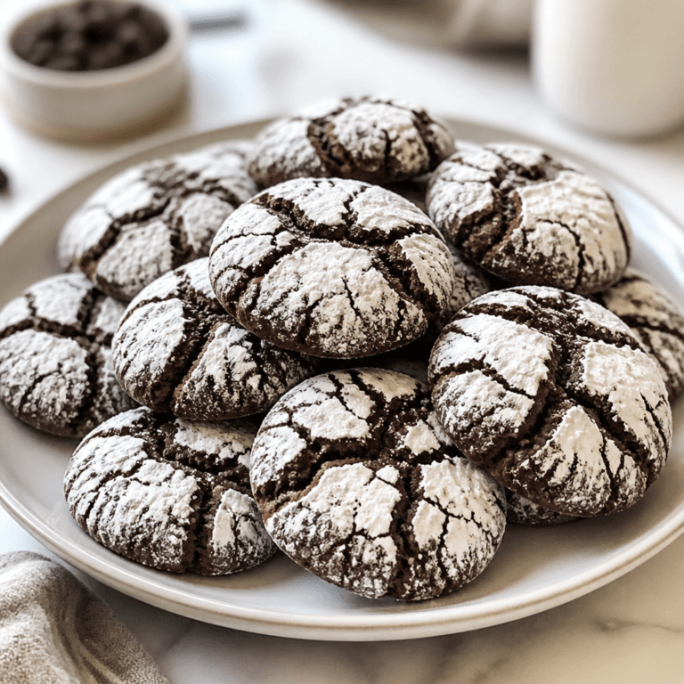 Chocolate Crinkle Cookies