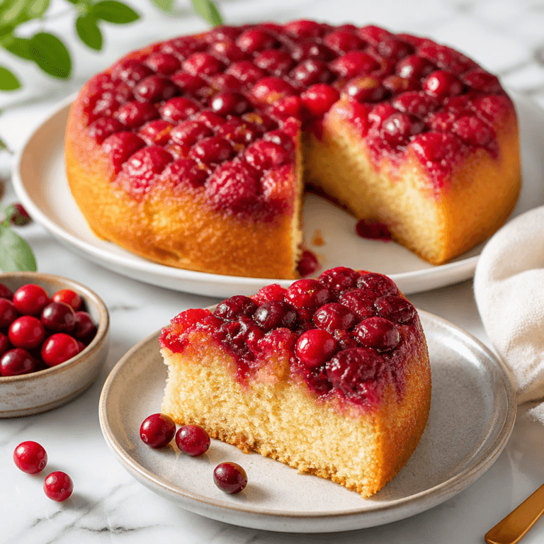 Cranberry Upside Down Cake