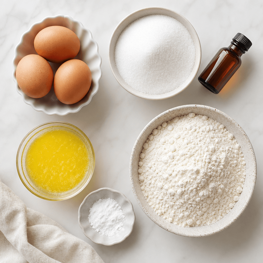 Authentic Italian Pizzelle Recipe ingredients