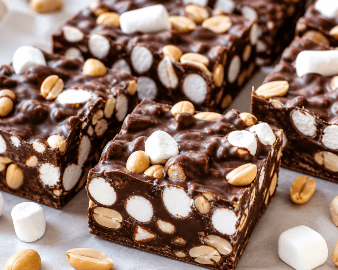 Homemade Rocky Road Candy