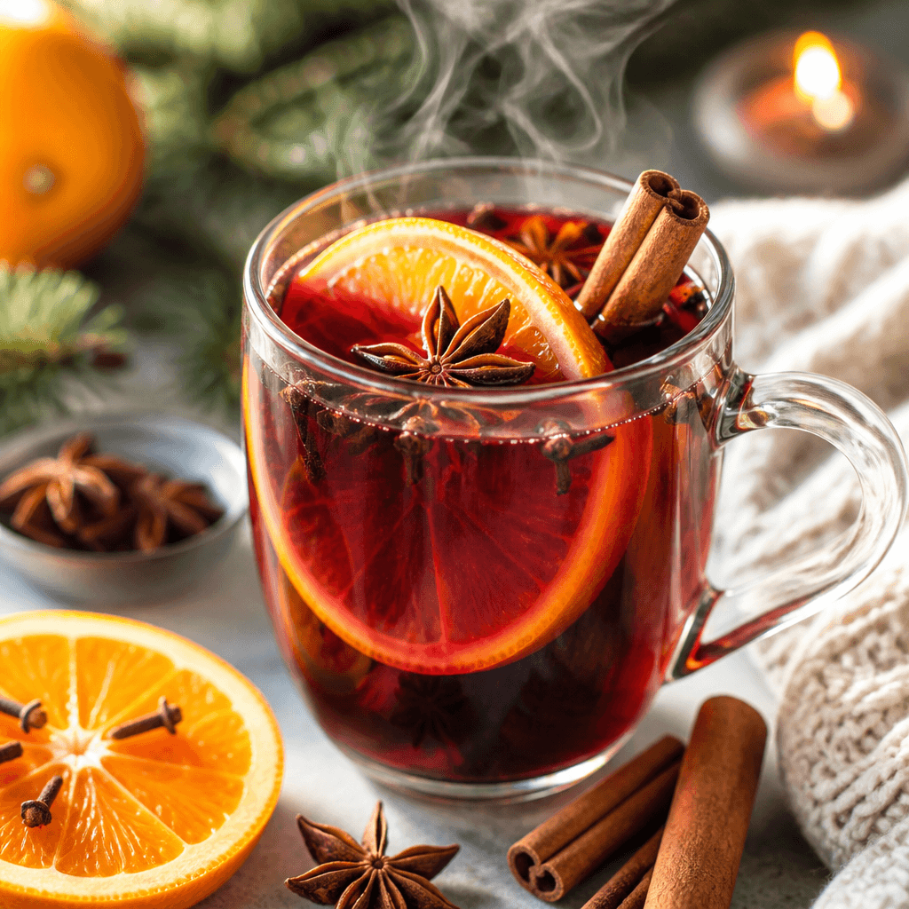 Mulled Wine with Citrus and Cloves