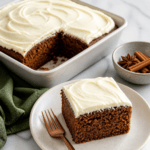 Gingerbread Cake with Cream Cheese Frosting