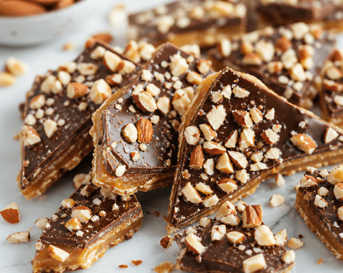 Homemade Almond Roca
