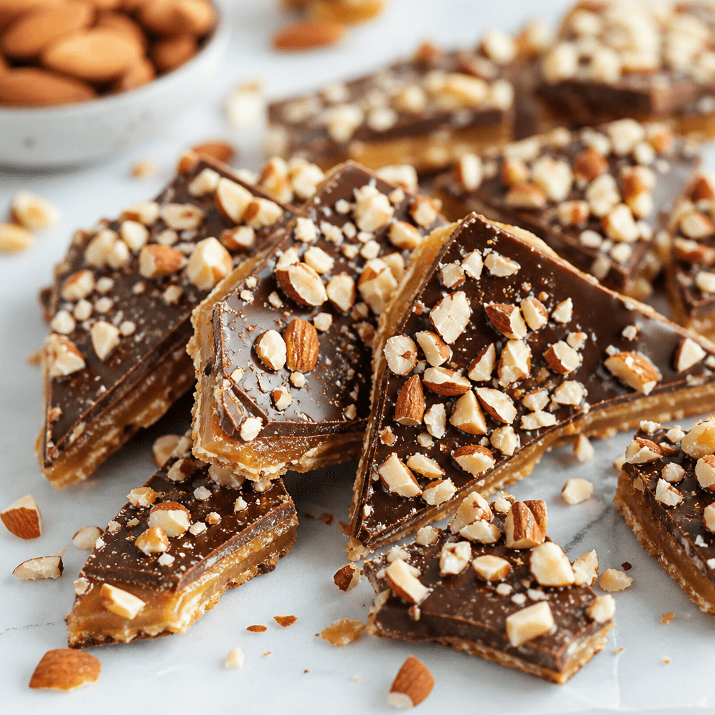 Homemade Almond Roca