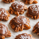 Homemade Caramel Turtle Candy