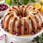 Cranberry Orange Bundt Cake