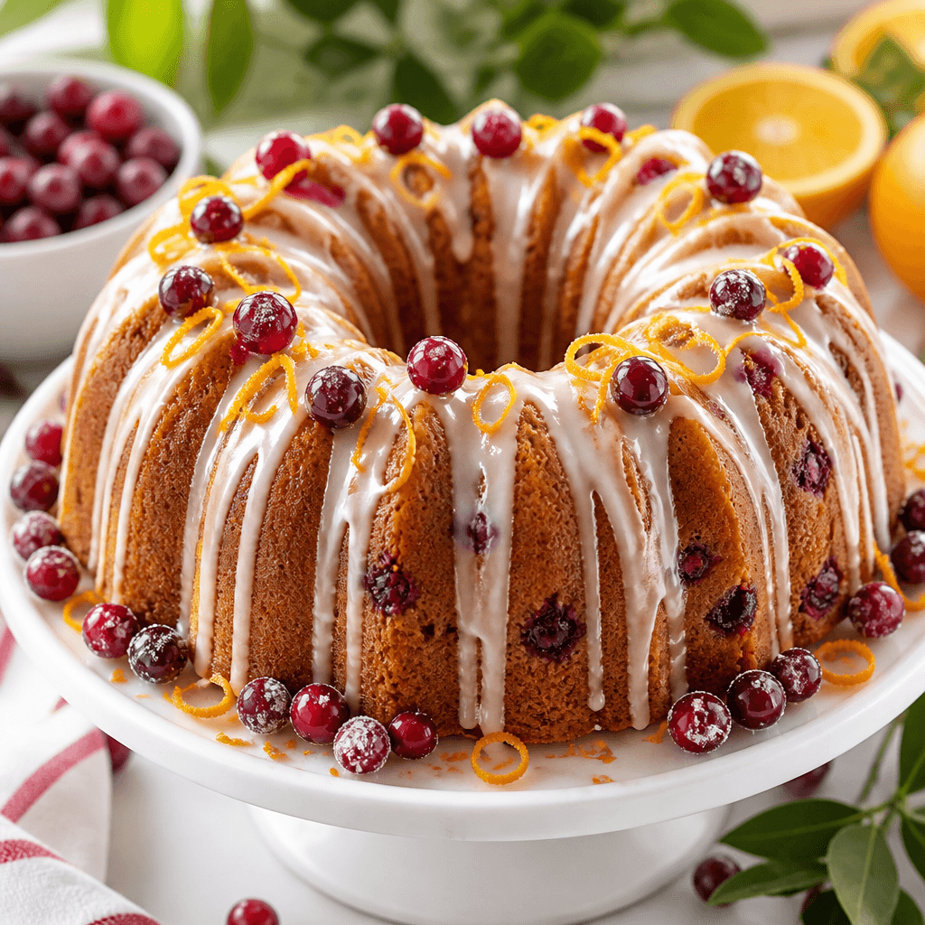 Cranberry Orange Bundt Cake