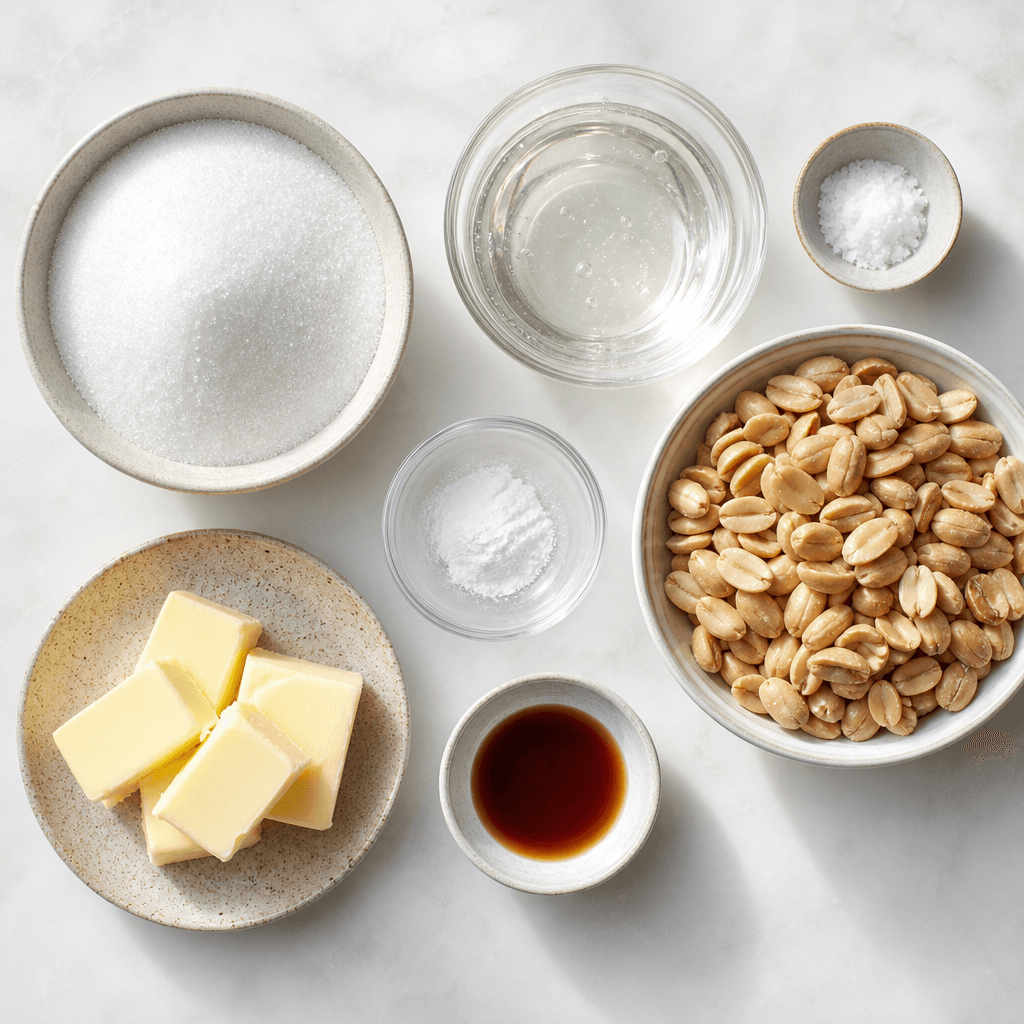 Classic Peanut Brittle ingredients