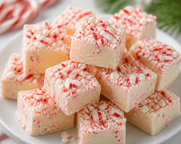 Candy Cane Fudge Holiday Treat Recipe