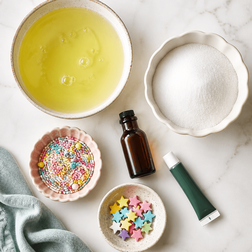Christmas Tree Meringue Cookies ingredients
