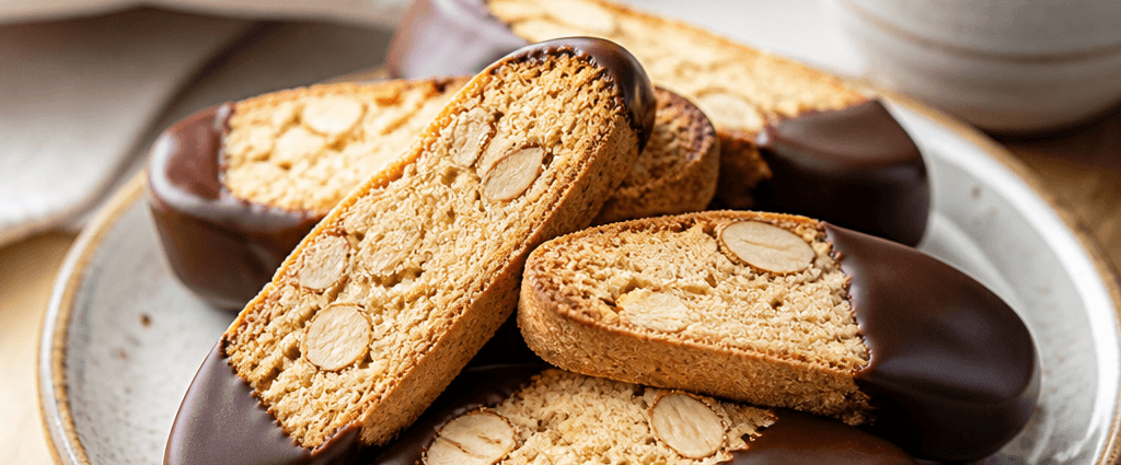Chocolate Dipped Biscotti Recipe Perfect for Gifting