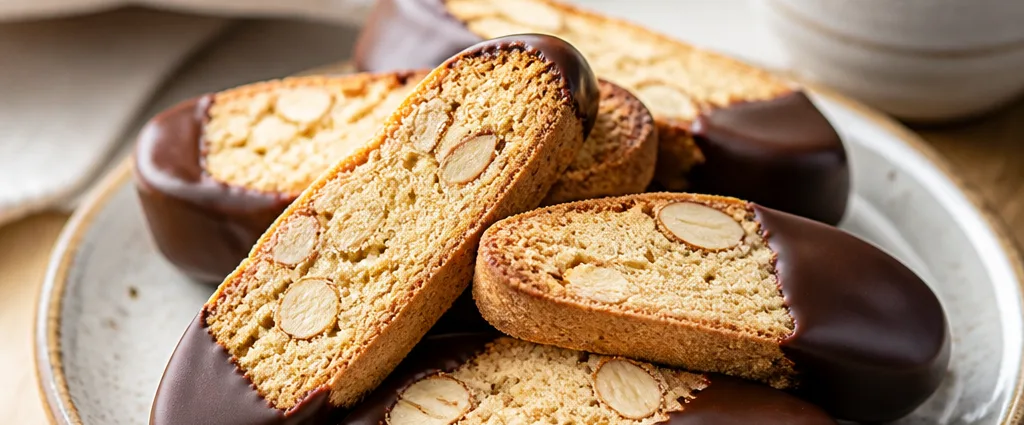 Chocolate Dipped Biscotti Recipe Perfect for Gifting