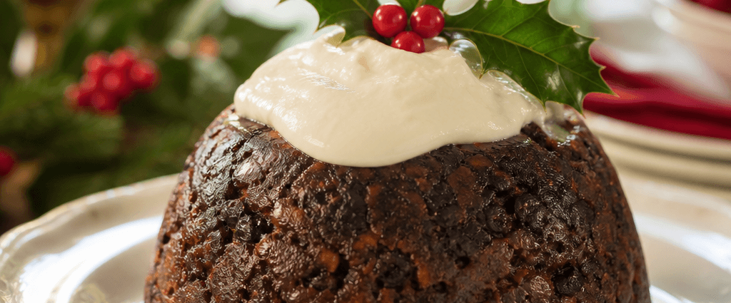 Festive Figgy Pudding with Decadent Hard Sauce