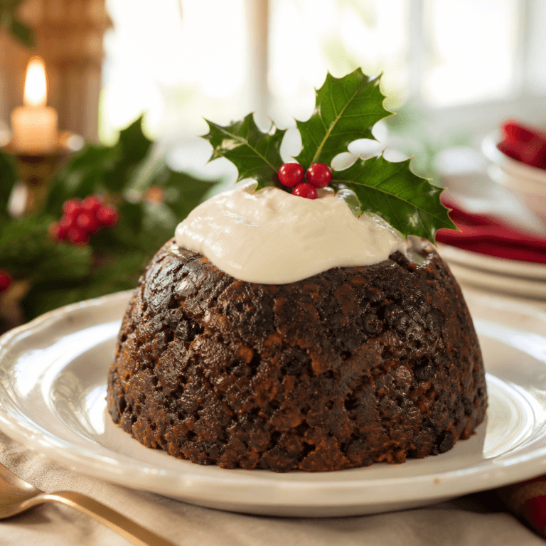 Figgy Pudding with Hard Sauce (Classic Holiday Dessert)