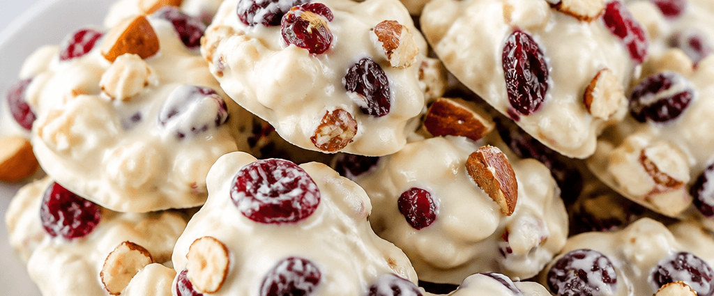 White Chocolate Cranberry Clusters