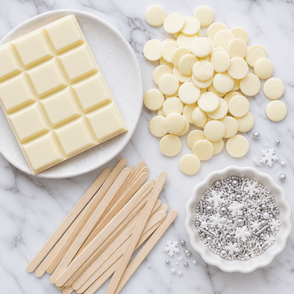 White Chocolate Lollipops ingredients