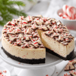 Peppermint Bark Cheesecake Holiday Dessert Idea