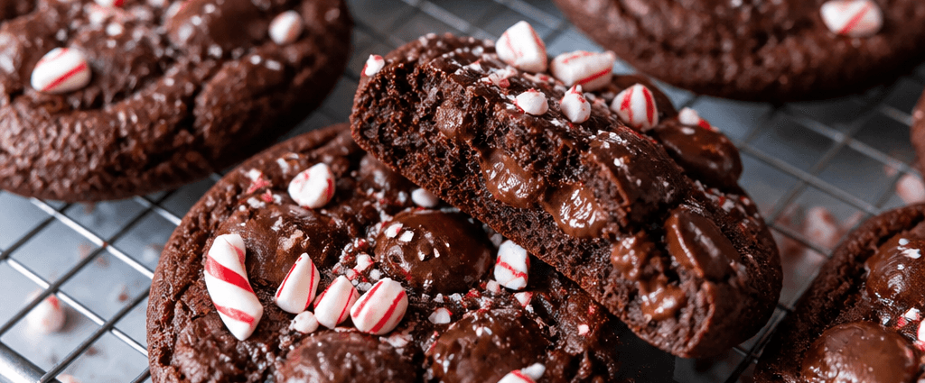 Double Chocolate Peppermint Cookie Bliss