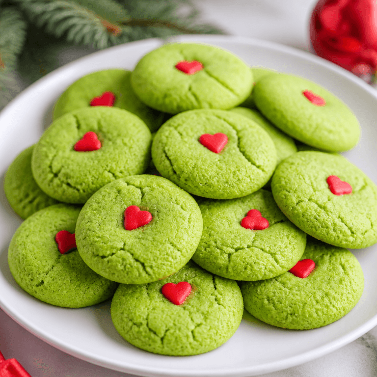 Grinch Cookies (Easy Green Christmas Cookie Recipe)