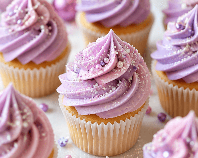Whimsical Sugar Plum Fairy Cupcakes