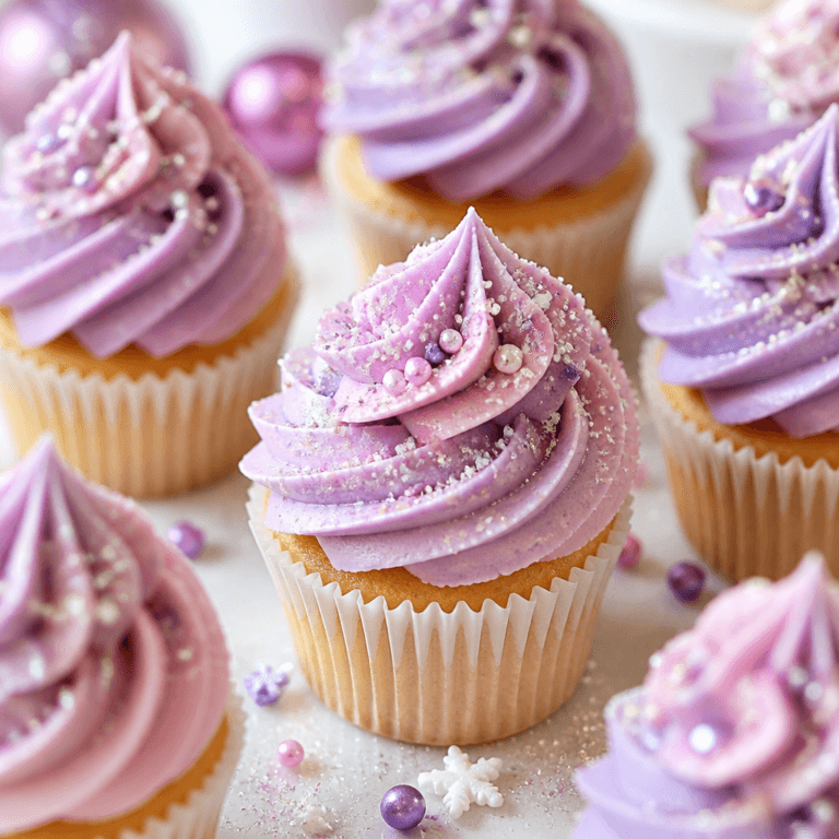 Sugar Plum Fairy Cupcakes