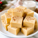 Creamy Homemade Eggnog Fudge Recipe
