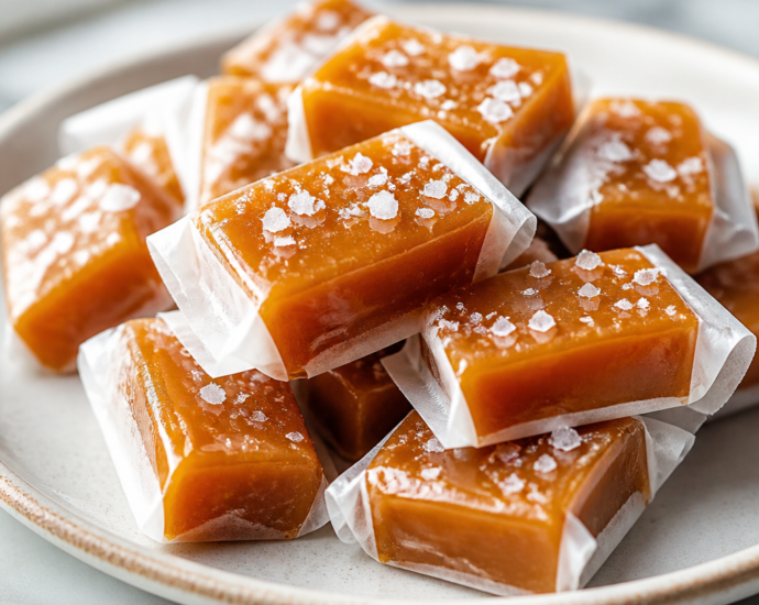 Homemade Salted Caramel Chews Recipe