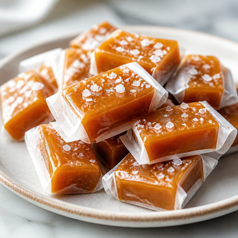 Salted Caramel Chews (Easy Homemade Recipe)