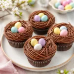 Delightful Chocolate Nest Cupcakes for Spring Celebrations