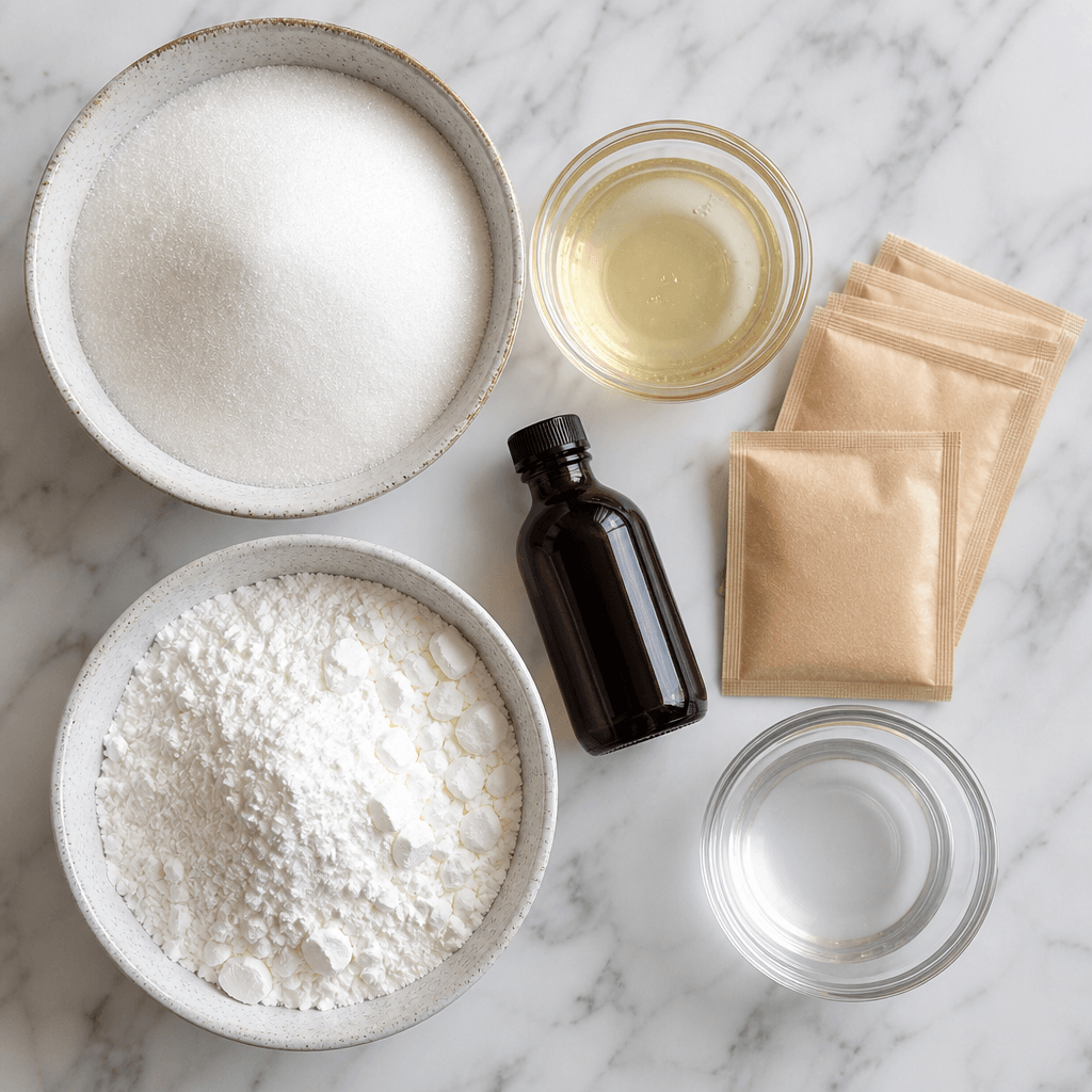 Homemade Marshmallows with Festive Toppings ingredients